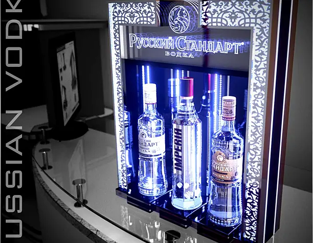 Display for Russian Vodka