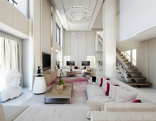 Холл отеля Mandarin Oriental )