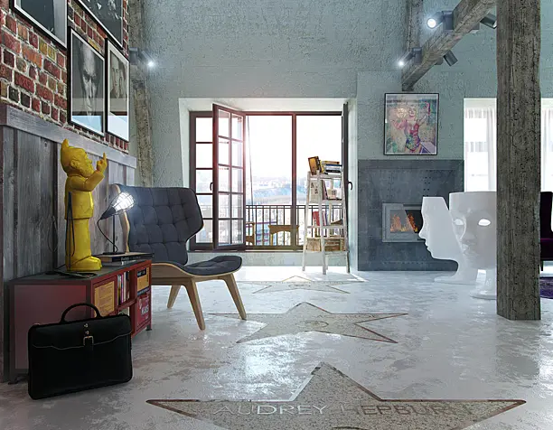 loft-style apartament