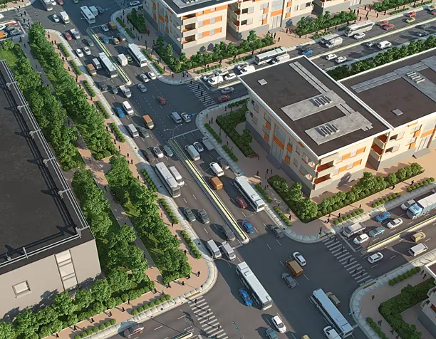 City environment.