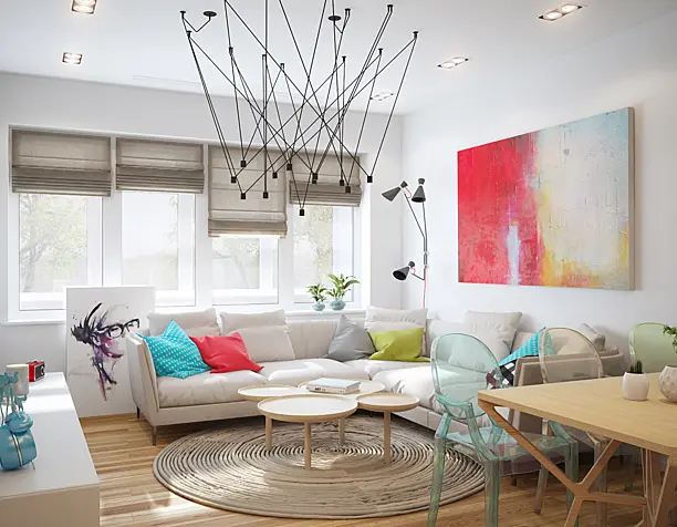 scandinavian living room