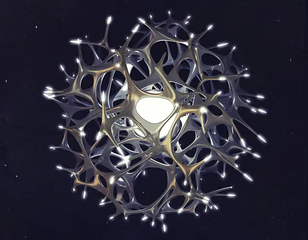 "Abandoned star" lamp concept