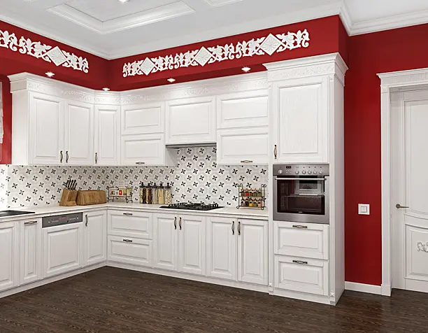 Кухня в легкой классике