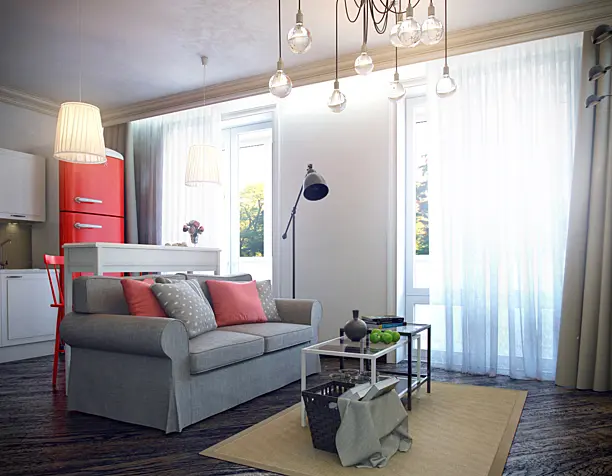 Living room/Kitchen/Dinning room