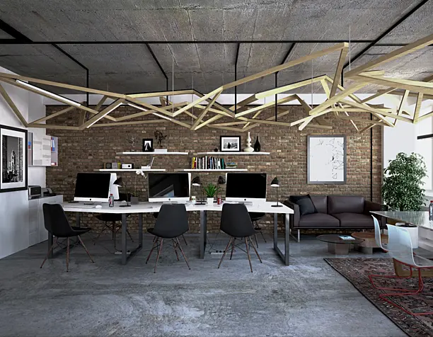 Офис в стиле loft