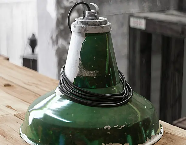 Vintage industrial lamp
