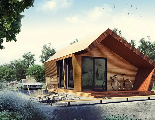 Сборный быстровозводимый дом