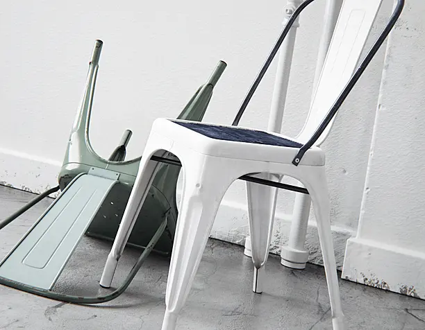 Visualization of Rusty Tolix A Chair in Cinema 4D