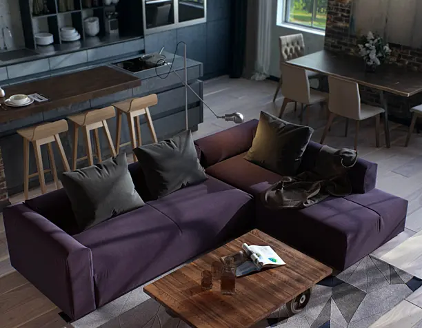 odessa loft-style apartment