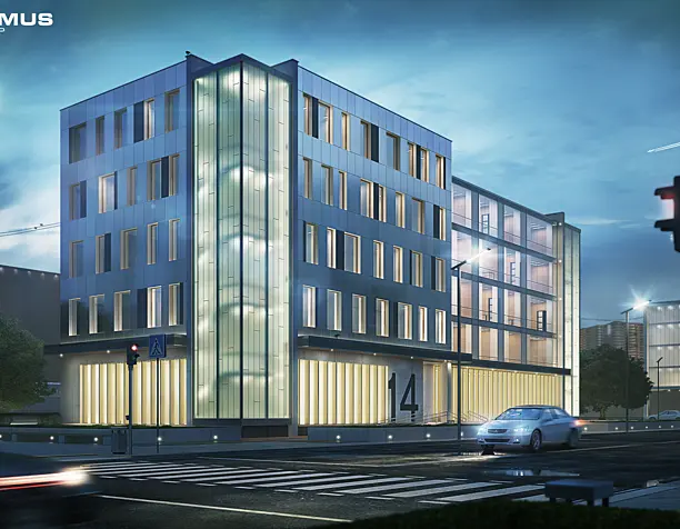 Визуализация проекта офисного здания ( ULMUS Group )