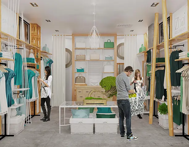 Eco fashion boutique "Naturally" / SINGAPURE