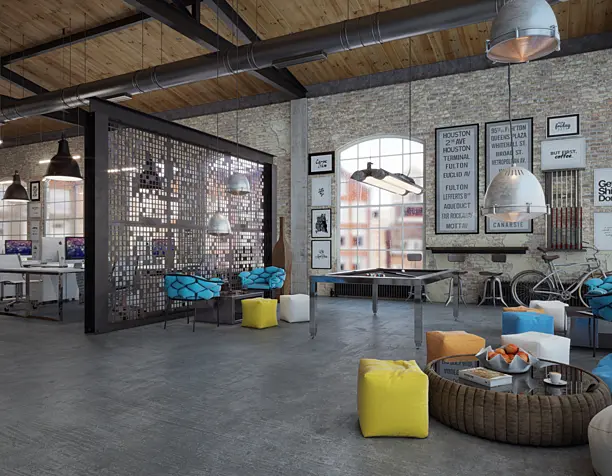 OFFICE DESIGN - Loft IT office interior design