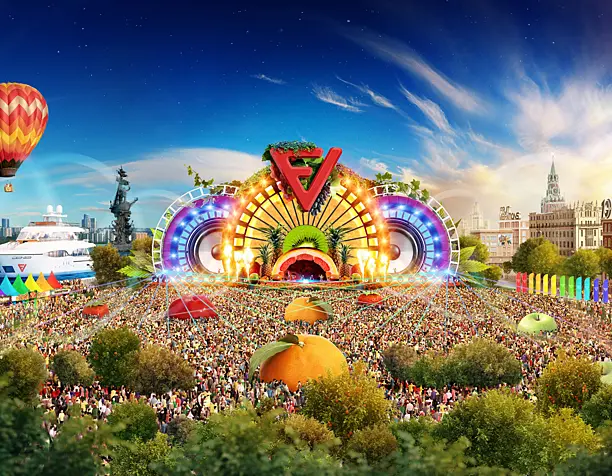 Визуальный стиль для фестиваля Fruit Vibrations 2015