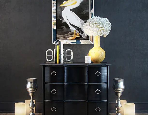 Modeling and visualization of set decor Eichholtz