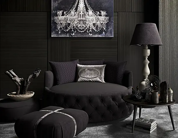 Interiors with diffrent type of lighting
