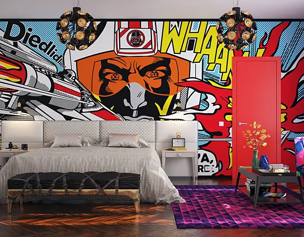 Номер отеля в стиле POP ART