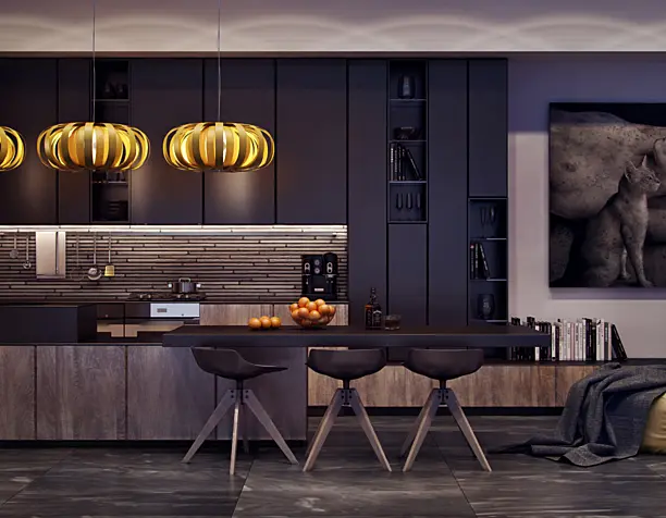 Evening Kitchen