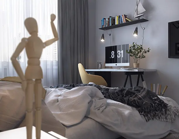Bedroom for photographers