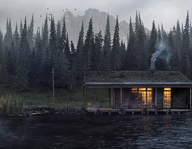 House on the lake