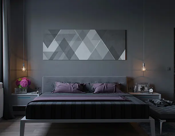 Dark Bedroom