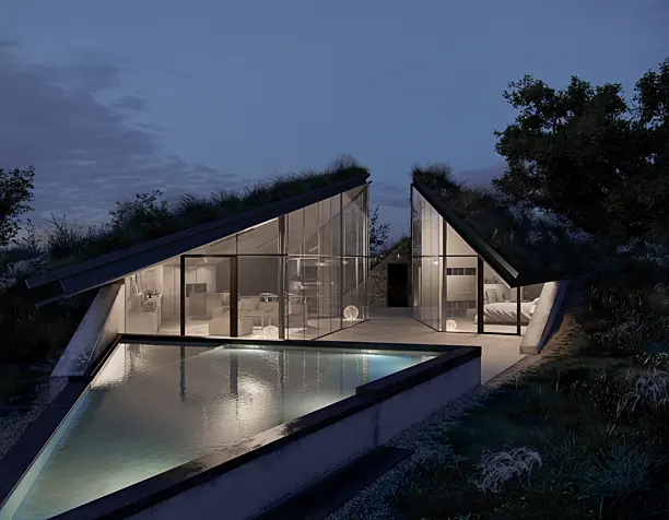 Edgeland House Returns to the Earth