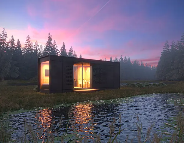 Container house vizualisation