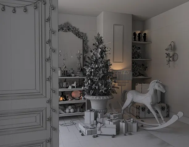 Christmas interior
