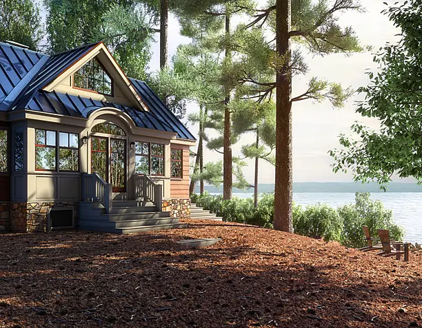 Maine Lakeside Home