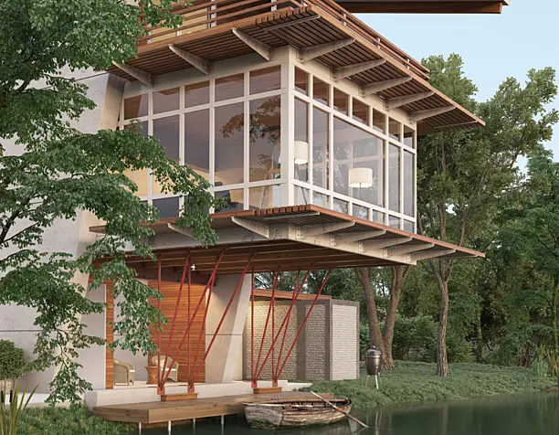Forest house