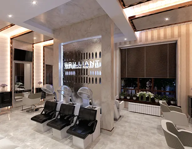 Визуализация современной (BEAUTY SALON) в Алмате