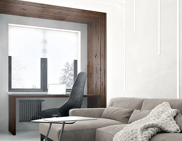 white interior