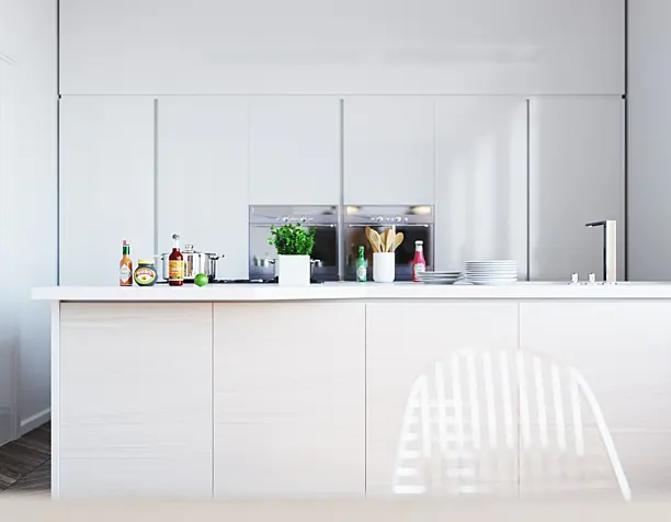 SCANDINAVIAN HI-TECH. KITCHEN.