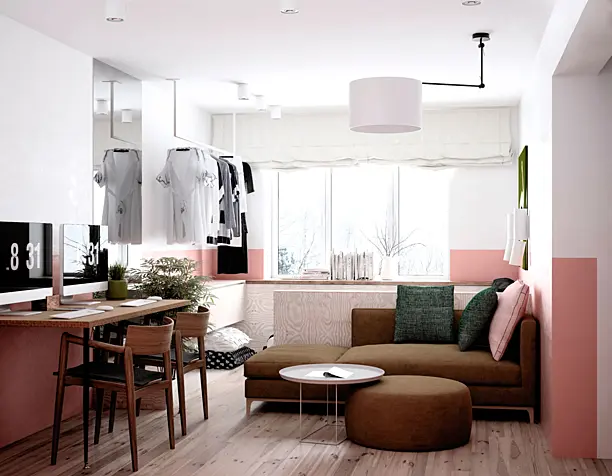 pink apartment
