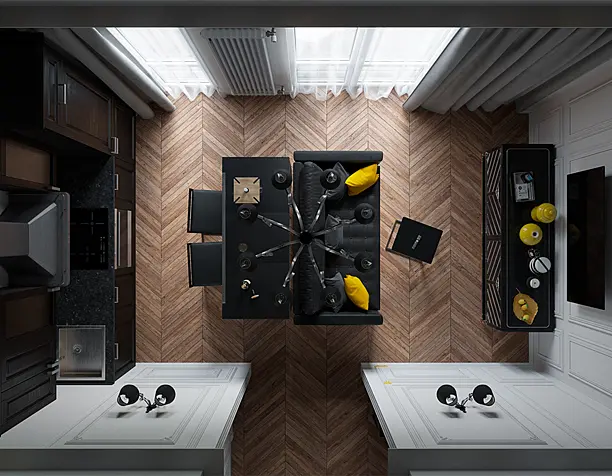 iN apartment 25 sq.m.