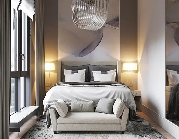 Apartments in Moscow (bedroom)