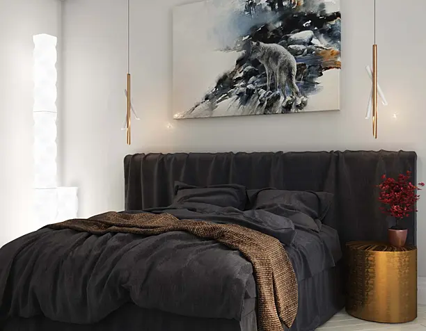 Scandinavian bedroom