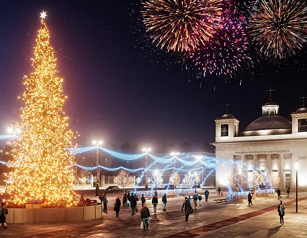 Новогодняя площадь