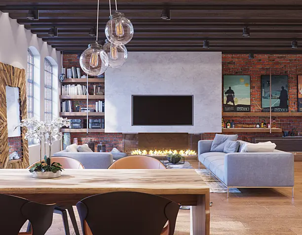 Design - living room  loft apartment