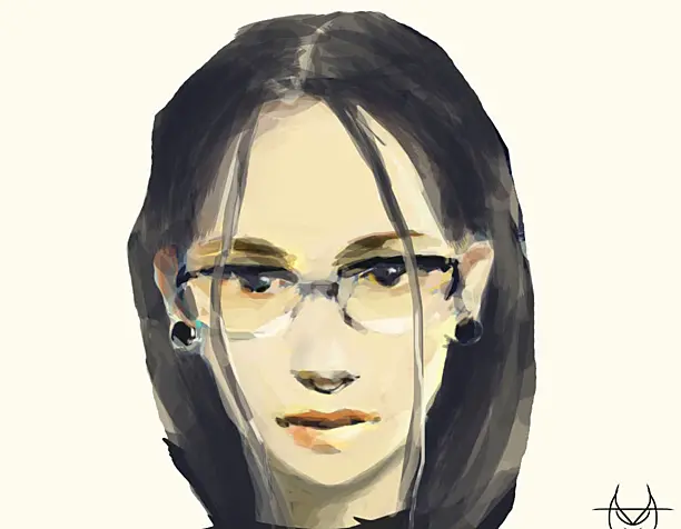 первая проба рисовать в photoshop