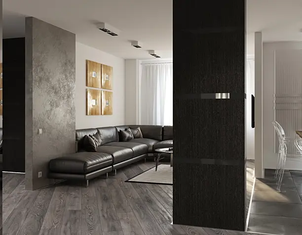 Living room & hallway