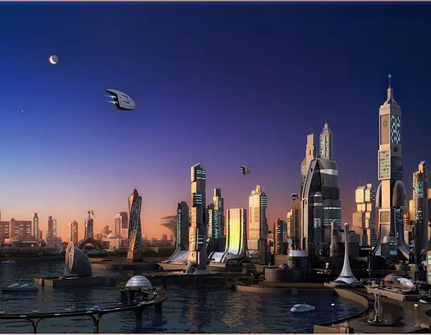 Sci-fi city