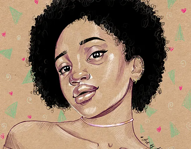 My quick sketch. Black beauty.