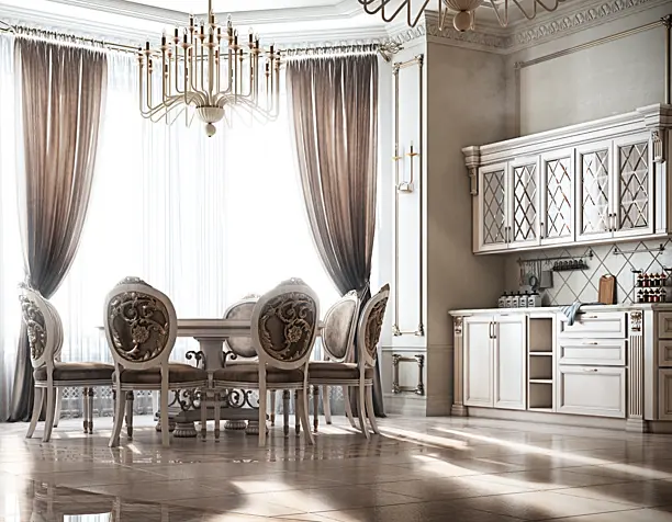 Classic interior. Kitchen