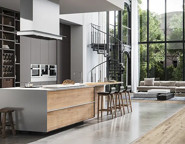 KITCHEN IN THE LOFT STYLE