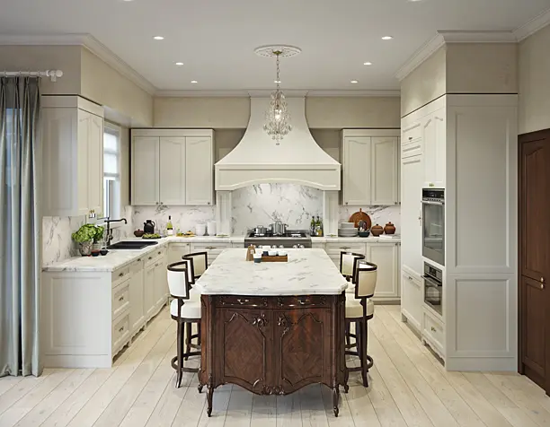 Light classic kitchen