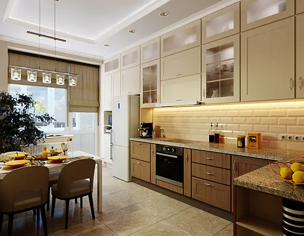 Neoclassical kitchen