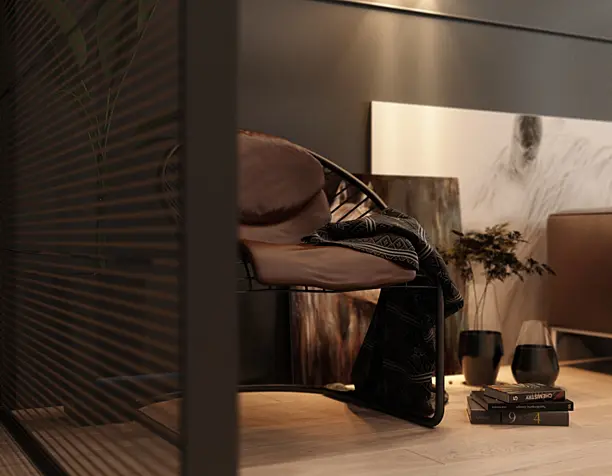Dark interior