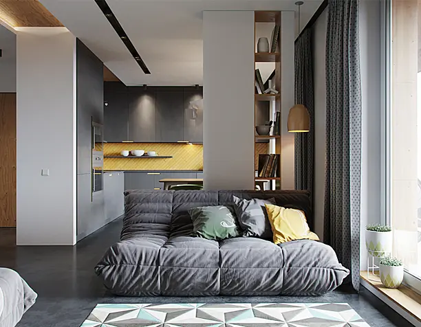Yellow plywood