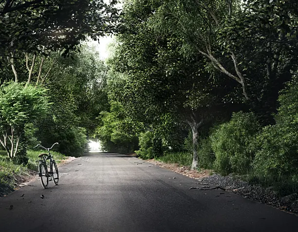 Road. CGI