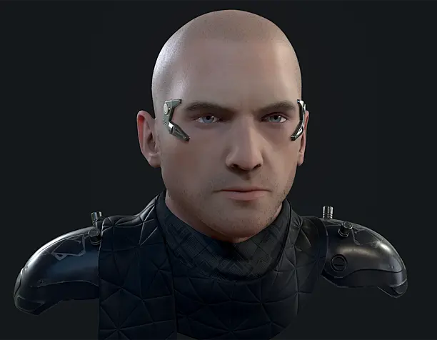 Cyberpunk character